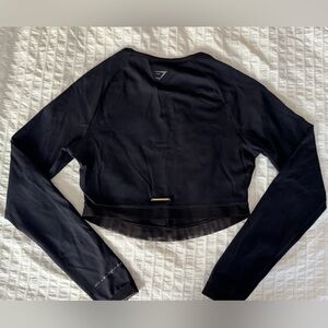 Gymshark x Whitney Simmons long sleeved crop top